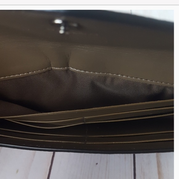 COACH Soft Wallet Ombre Rivet Dark Fatigue lmk - Picture 8 of 8